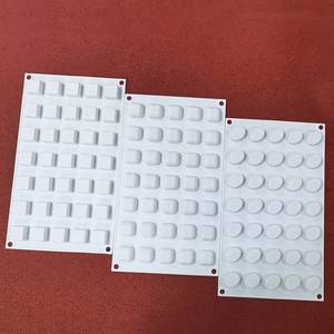 Custom 35-Cavity <b>Silicone</b> Round Gummy Candy Chocolate Mousse Mold - Product Image 1