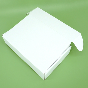 Boîtes d'expédition pliables en papier kraft recyclable, boîtes à rabat blanc, boîtes en carton ondulé - Product Image 4