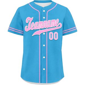 Jersey personalizado transpirable con botones uniforme deportivo de softbol personalizado para fanáticos del béisbol para eventos - Product Image 2
