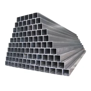 Zhongyu pipa baja tabung persegi karbon, pipa baja tubular berongga persegi panjang 25x50 q235