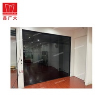 Master Well Nouveau Design Moderne aluminium trempé verre pleine vue porte de garage prix miroir panneau plexiglas portes de garage