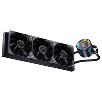 SNOWMAN Factory Vente en gros Refroidisseur de processeur AIO 360 mm sans ARGB, ventilateurs PWM silencieux, radiateur de refroidissement liquide efficace pour PC de jeu