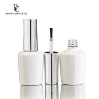 Bouteille de vernis à ongles vide en verre blanc brillant personnalisable 16 ml – Prix usine