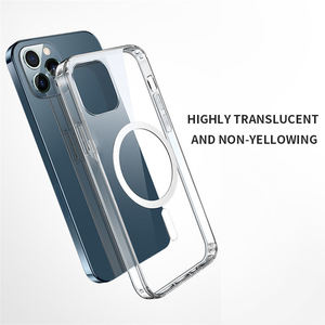 Custodia Magnetica <span class=keywords><strong>Trasparente</strong></span> Antiurto per <span class=keywords><strong>iPhone</strong></span> 15 Pro Max 14 Pro 13 Pro 12 <span class=keywords><strong>11</strong></span> Xr Xs 8 - Product Image 3