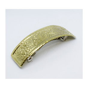 Pinces à cheveux géométriques en métal plaqué de haute qualité, accessoires pour femmes, accessoires pour femmes - Product Image 6