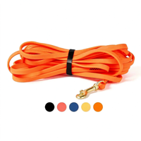 Laisse extérieure anti-casse pour chien, 1 cm, en cuir épaissi, motif réfléchissant, corde d'entraînement pour Labrador et grands chiens, chaîne en P