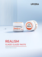 UPCERA dent racine réalisme glaçure pâte dentaire revêtement couleur glaçure