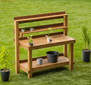 Plans <span class=keywords><strong>de</strong></span> <span class=keywords><strong>banc</strong></span> d'empotage en bois rustique bricolage jardinière Plans <span class=keywords><strong>de</strong></span> <span class=keywords><strong>table</strong></span> serre <span class=keywords><strong>banc</strong></span> <span class=keywords><strong>de</strong></span> plantes Station d'empotage en bois - Product Image 1