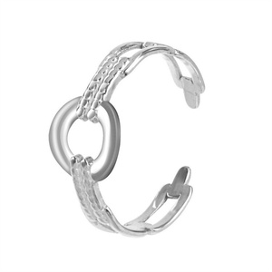 Personalized Vintage Gold Plated Fashion Fine Jewelry Stainless Steel <b>Adjustable</b> <b>Rings</b> for Women - Product Image 1