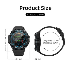 <span class=keywords><strong>Reloj</strong></span> Inteligente Económico <span class=keywords><strong>de</strong></span> 1.39 Pulgadas Attack 2 Pro, 5atm Realtek8763ewe, Resistente al Agua, con Monitoreo <span class=keywords><strong>de</strong></span> Salud, Duración <span class=keywords><strong>de</strong></span> la Batería: 15 Días - Product Image 2