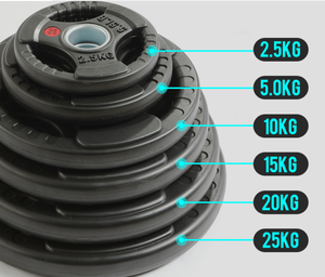 Plaques de poids traditionnelles à trois trous Plaques de poids pour salle de sport - Product Image 2