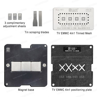 Kits de pochoirs d'outils de réparation EMMC BGA153/169 pour TV