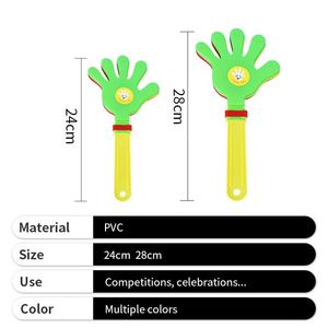 Mains applaudissantes en plastique portables pour le football, avec logo, pour le soutien personnalisé de l'équipe et la création de bruit de foule - Product Image 4