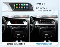 Nouvel autoradio Linux 10,25 pouces pour Audi Q5/A4L/A5, écran tactile, navigation GPS, DSP, lecteur multimédia 4G, unité centrale de tableau de bord, garantie 1 an
