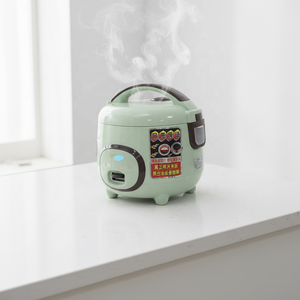 Mini Plastic Housing Rice Cooker Aluminum Inner Pot 0.1-2.2L Capacity Portable Household Home Appliances Mechanical <b>Timer</b> Contro - Product Image 5