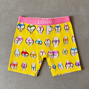 Slip Boxer da Uomo in Cotone con Stampa Leopardata, Design TopStyle 2026, Personalizzabili con Logo, Basso MOQ, Vendita all'Ingrosso, Comodi e di Tendenza - Product Image 1