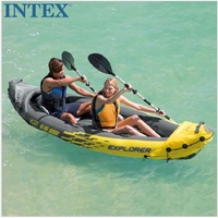 Intex 68307 Gonflable Bateau De Pêche Kayak Explorer K2 Canoë Kayak 2 Homme Kayak