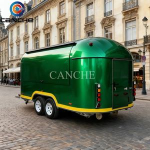 Remorque alimentaire en acier inoxydable avec cuisine complète, camion de nourriture mobile multifonctionnel pour la crème glacée, remorque alimentaire pour les États-Unis - Product Image 3