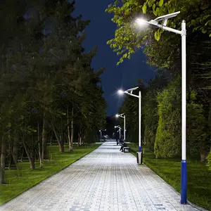 Poteaux de signalisation de rue 4m 5m 6m 7m 8m 9m 10m 12m prix à double bras simple poteau de lampe solaire en acier galvanisé
