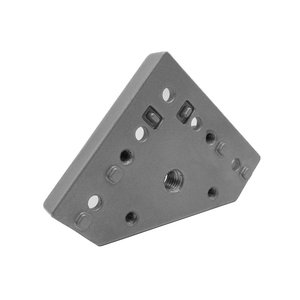 Aluminium legierung Universal Caster Frame Fuß schale Verbindungs profil Ende Verbindungs platte - Product Image 5