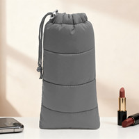 Bolsa de Regalo Acolchada con Cordón, Estuche para Gafas de Sol, Bolsa para Teléfono, Bolsa de Maquillaje con Logotipo Personalizado, OEM, Impermeable, Venta al Por Mayor de Fábrica
