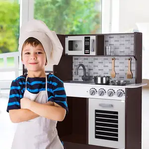 2022 sıcak satış özel yürümeye başlayan oyna Pretend pişirme ahşap mutfak oyuncak çocuklar için Set oyna Pretend