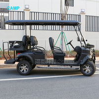CAMP nouveau modèle 7,5 kw voiturette de golf électrique 6 personnes batterie lithium-ion hors route club voiture voiturette de golf