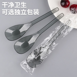 Disposable Spoon Thickened Long Handle For Takeout Fast Food Porridge Commercial Use - Product Image 5