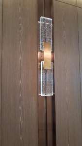 Lampada da Parete LED Moderna di Lusso in Cristallo e Ferro Lavorato a Mano per Corridoio, Camera da Letto e Hotel - Product Image 5