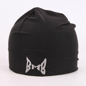 Personalizado de alta calidad logotipo personalizado personaje satén forrado negro cráneo gorro al por mayor para ciclismo Montañismo - Product Image 4