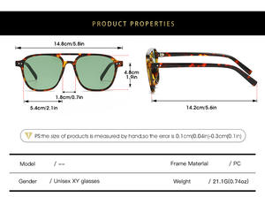 <span class=keywords><strong>2025</strong></span> Nieuwe Piloot Zonnebril Voor Mannen Uv400 Custom Onw Logo Klassieke Luxe Zonnebril Vrouwen Strand Accessoires - Product Image 3