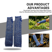 Leggings antistatiques sur mesure en usine, fil HPPE, niveau de résistance au coupure C4, pour le travail du bois et la menuiserie