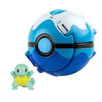 Figurines d'action, nouvelle arrivée, anime japonais, haute qualité, capsule Pokeball de 7 cm avec mini figurine Poke Mon 3D en cadeau