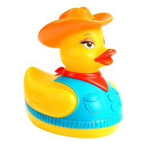 Jouets de bain et de jeu aquatique éducatifs pour enfants en gros, petits canards jaunes sur le thème du cowboy - Promotion - Product Image 3