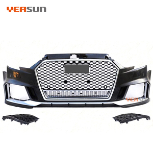 Kits de carrocería para Audi <span class=keywords><strong>A3</strong></span> S3 2017 2018 2019 actualización estilo RS3 parachoques y difusor de rejilla delantera - Product Image 3