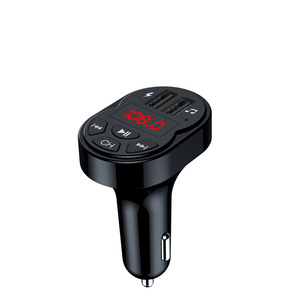 Coche MP3 para reproductor <span class=keywords><strong>Bluetooth</strong></span> FM con transmisor y receptor Soporte para teléfono Conexión de tarjeta SD Compatibilidad de voltaje de 12-24V - Product Image 3