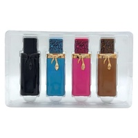 Ensemble de 4 mini-parfums arabes 30 ml pour hommes et femmes, parfum longue durée au lait et au jasmin, brume luxueuse, vaporisateur moderne