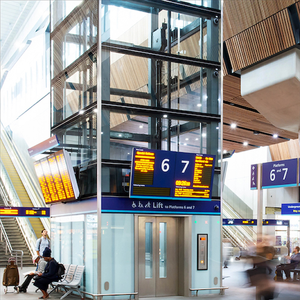 Señalización colgante de poste ambiental de diseño personalizado para edificios para Car Company Hospital Wayfinding Office Library Emergency - Product Image 3