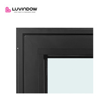 Fenêtre à cadre minimaliste, facile à nettoyer, à bascule et à rotation, pour maisons contemporaines de luxe