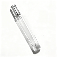 Botol Roll-on Kaca Bentuk Silinder Persegi Bulat Tipis 10ml Dinding Tebal untuk Parfum, Grosir Kustom Kosong