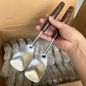 Retro Mini Shovel Stainless Steel Spatula Set 2 Pieces For Cooking Utensils - Product Image 1