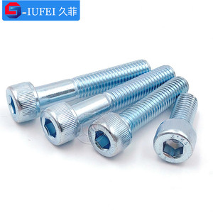สกรูหัวจม IuFei M10x12 16 18 120 เกลียวเต็มชิ้น ชุบกัลวาไนซ์ ความแข็งแรงสูง มาตรฐานเมตริก ใช้สำหรับงานทั่วไป - Product Image 1