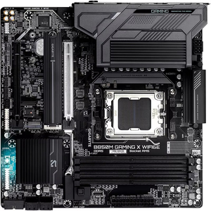 เมนบอร์ด B850M GAMING X WIFI6E รองรับ DDR5, CPU AM5 LGA 1718, MATX, DDR5, 2x M.2, PCIe 5.0 WIFI6E, 2.5GbE LAN B850M - Product Image 2