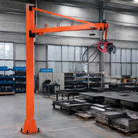 Bras de support télescopique personnalisé, longueur 180 °   Machine de soudage à colonne rotative de 5 m, à faible consommation d'énergie, pour la fabrication électrique