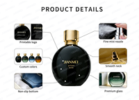 Flacon de parfum de fabrication, type à sertir, joint de sécurité, flacons de parfum originaux, flacon de parfum de luxe avec boîte, haute qualité