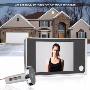 Layar LCD HD Digital Elektronik Sudut Lebar 120 Derajat Anti-maling Kamera Video Pintu Mata Kucing Lubang Intip Pintu - Product Image 2