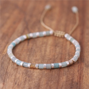 Men's Woman Natural Stone Tibetan Friendship Dainty <strong>Beads</strong> <strong>Bracelets</strong> Lovers Couples Yoga Meditation Reiki Wristband Jewelry Gifts - Product Image 4
