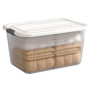 Transparent Storage <b>Box</b> Bedroom <b>Clothes</b>, Quilts, and Miscellaneous Items Storage <b>Box</b>, Premium Plastic Storage Container - Product Image 5
