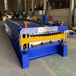 Chile Popular Pv4 And Corrugated Double Layer Roof Tile Making Roll Forming Machine Plate Rolling Machine