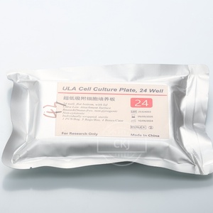 Produk laboratorium kualitas tinggi dapat disesuaikan piring budaya sel adsorpsi Ultra rendah 48 Well, 96 piring budaya sel sumur - Product Image 2